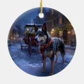 Australische Weihnachtszeit Keramik Ornament (Hinten)