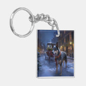 Australische Weihnachtszeit Schlüsselanhänger (Vorderseite links)