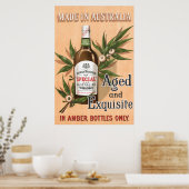 Australische Whisky-Vintag-Werbung Poster (Küche)