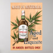 Australische Whisky-Vintag-Werbung Poster (Vorne)