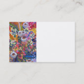 Australische Wildblume Art Visitenkarte (Rückseite)