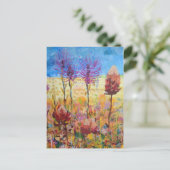 Australische Wildblume Feiertagspostkarte (Stehend Vorderseite)