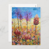 Australische Wildblume Feiertagspostkarte (Vorne/Hinten)