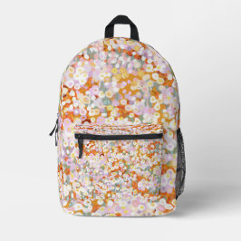 Australische Wildblumen Bedruckter Rucksack