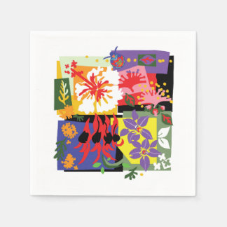 Australische WILDBLUMEN - Blumenfeier Serviette