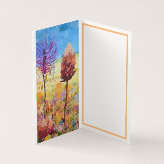 Australische Wildblumen Card (Innenseite)