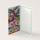 Australische Wildblumen mit Vase Card (Innenseite)