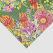 Australische Wildblumen Seidenpapier (Detail)