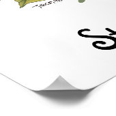 Australische Wildblumen - Sturt Desert Pea Poster (Ecke)