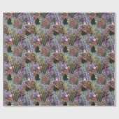 Australische Wildblumen Vintag Tropical Summer Geschenkpapier (Flach)