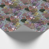 Australische Wildblumen Vintag Tropical Summer Geschenkpapier (Ecke)
