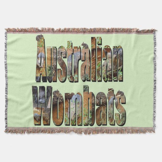 Australische Wombats sind das Wort, Decke (Vorderseite)