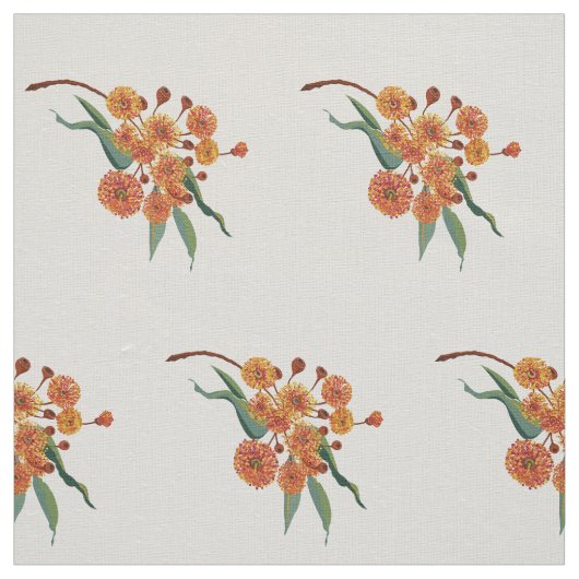 australische Zahnfleischblüten Stoff (Muster)