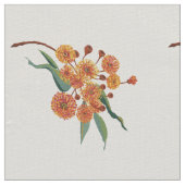 australische Zahnfleischblüten Stoff (Nahaufnahme)