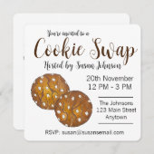 Australischer Anzac Biscuit Cookie Swap Bake Sale Einladung (Vorne/Hinten)