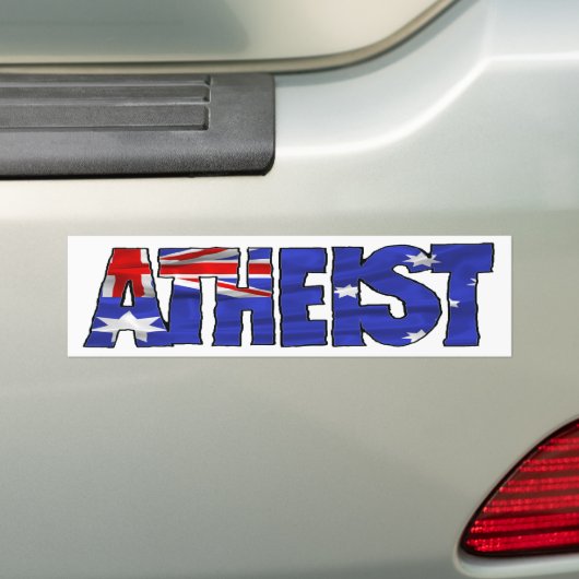 AUSTRALISCHER ATHEIST! AUTOAUFKLEBER (Auf Auto)