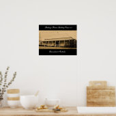 Australischer Bahnhof ca. 1865-Poster Poster (Küche)