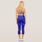 Australischer Bartdrache Lizard, Capris Leggings (Rückseite)
