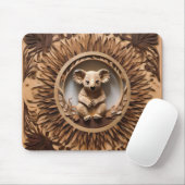 Australischer Baumhugger: Koala Bärenholz Print Mousepad (Mit Mouse)