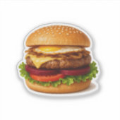 Australischer Beet Burger Aufkleber (Vorderseite)