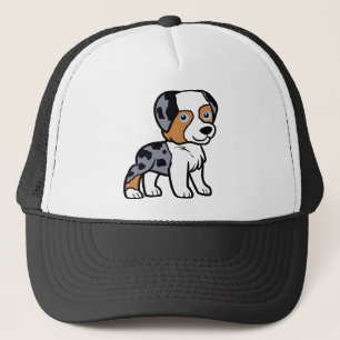 Australischer Blue Merle Cartoon Truckerkappe