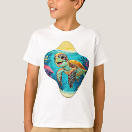 Australischer Boho-Schildkröte - Sunny Splash T-Shirt