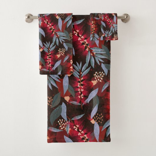 Australischer Bottlebrush Badhandtuch Set (Insitu)