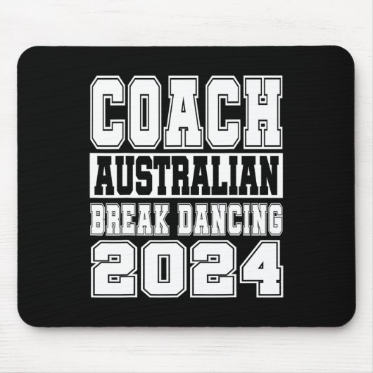 Australischer Break Tancing Coach Funny Matching C Mousepad (Vorne)