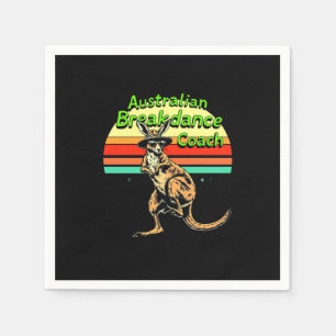 Australischer Breakdance Coach Hip Hop & Breakdanc Serviette