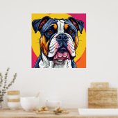 Australischer Bulldog Poster (Küche)
