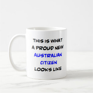 australischer Bürger, stolze neue Kaffeetasse