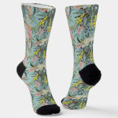 Australischer Busch blüht Sommerblau Socken (Gewinkelt)