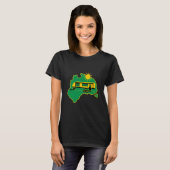Australischer Caravan Camping T - Shirt (Vorne ganz)