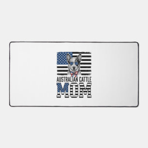 Australischer Cattle Dog Mama Patriotisches Vintag Schreibtischunterlage