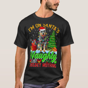 Australischer Cattle Dog Weihnachten auf Sunnys un T-Shirt