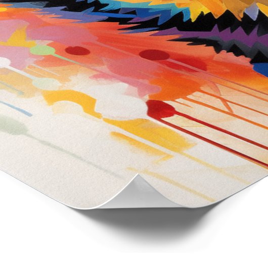 Australischer Cattledog Poster (Ecke)