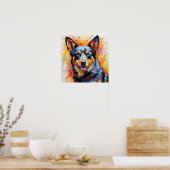 Australischer Cattledog Poster (Küche)