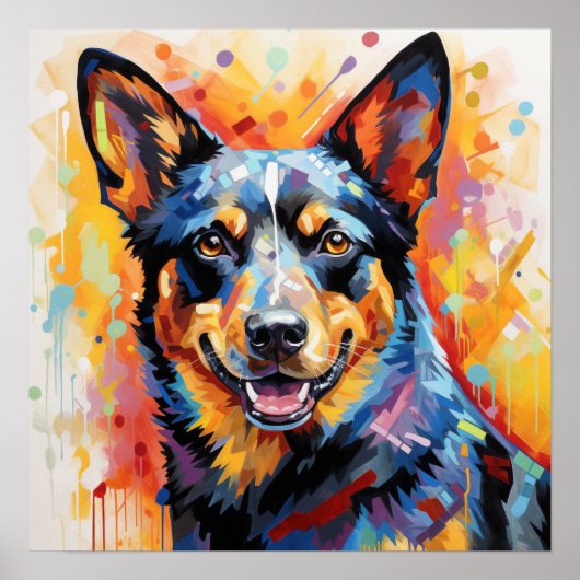 Australischer Cattledog Poster (Vorne)
