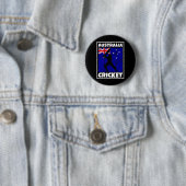 Australischer Cricket-Fan Flagge Australiens Crick Button (Beispiel)