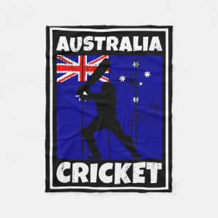 Australischer Cricket-Fan Flagge Australiens Crick Fleecedecke