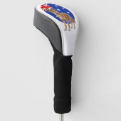 Australischer Dingo Golf Headcover (angewinkelt)