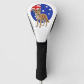 Australischer Dingo Golf Headcover (Vorderseite)
