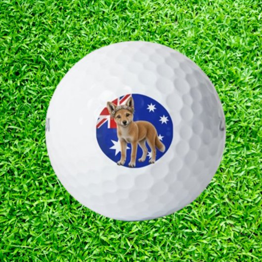 Australischer Dingo Golfball