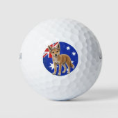 Australischer Dingo Golfball (Vorderseite)