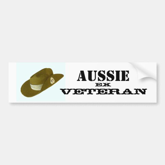 AUSTRALISCHER EX VETERAN AUTOAUFKLEBER (Vorne)