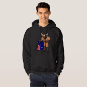 Australischer Fan Stier Hoodie (Vorne ganz)