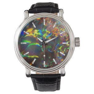 Australischer Feuer-Opal Armbanduhr