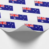 Australischer Flaggen-Muster-Gewerkschafts-Jack Geschenkpapier (Ecke)