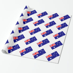 Australischer Flaggen-Muster-Gewerkschafts-Jack Geschenkpapier