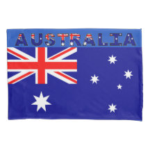 Australischer Flaggen-Single-Kissenbezug,